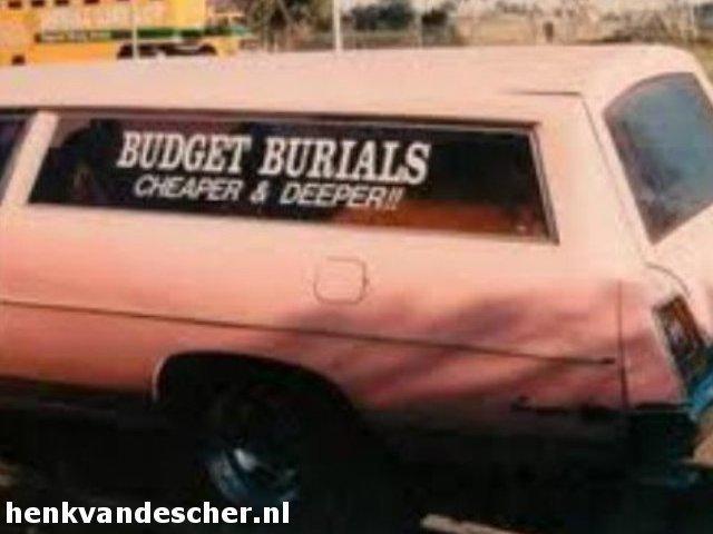 Budget Burials :: We bury them deaper and cheaper