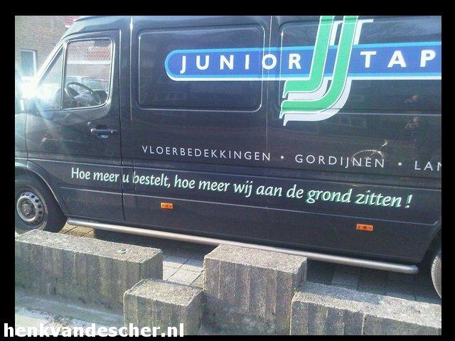 Junior Tapijt :: Hoe meer u bestelt, hoe meer wij aan de grond zitten!